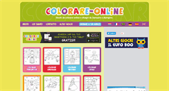 Desktop Screenshot of colorare-online.com