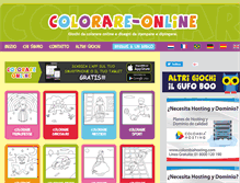 Tablet Screenshot of colorare-online.com